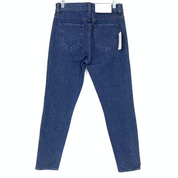 BLDWN Jeans Women's Size 27 High Rise Ankle Skinny Denim Dark Wash Blue NWT - Picture 3 of 9